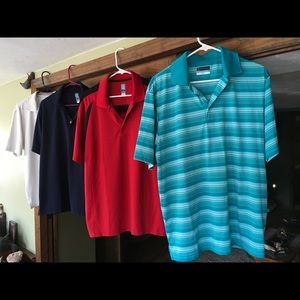 PGA tour Airflux golf shirts, all size L
